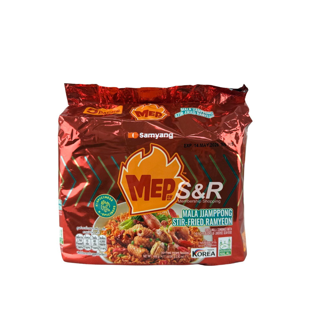 Samyang MEP Mala Jjampong Stir-Fried Ramyeon 5 x 80g